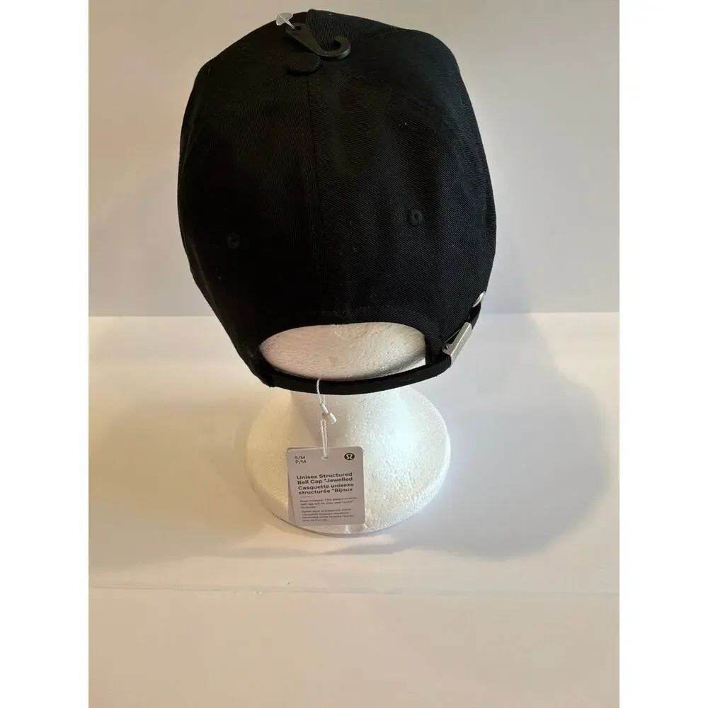 New with Tags Lululemon Structured Jeweled Ball Cap - Black